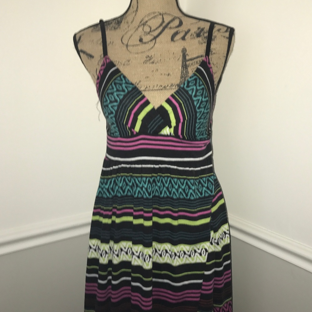 Derek Heart large maxi dress multicolored